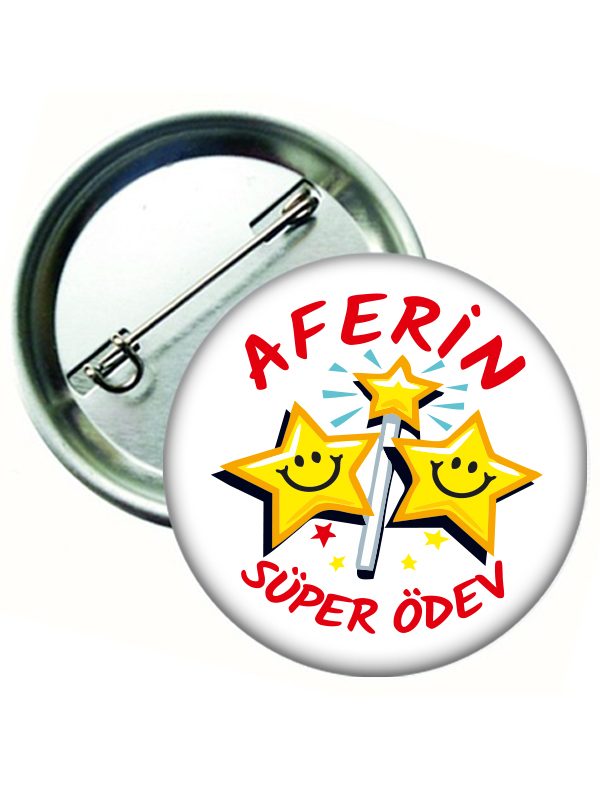 Aferin Süper Ödev Yaka Rozeti