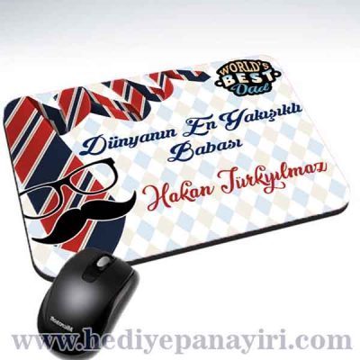 Babalar Günü En Yakışıklı Baba MousePad