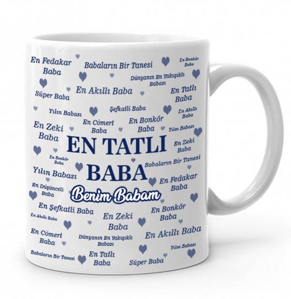 Babalar Günü En Tatlı Baba Kupa Bardak