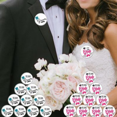 Gelin, Damat ve Yakınları Düğün Rozetleri 1