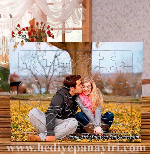 Kişiye Özel “I Love You” Parçalı Puzzle