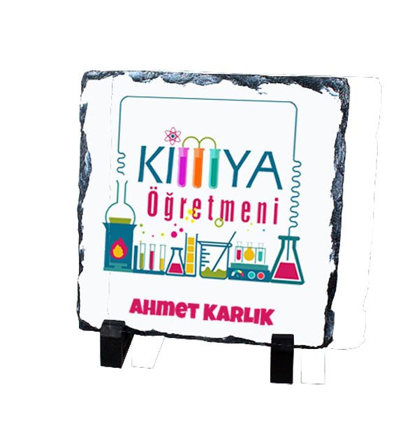 Kimya Öğretmeni Doğal Kare Taş
