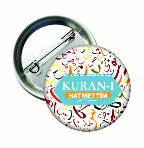 Kuran`ı Hatmettim Rozeti