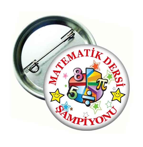Matematik Dersi Şampiyonu Rozeti