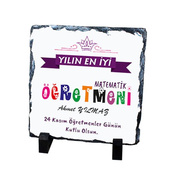 Matematik Öğretmeni Doğal Kare Taş 2