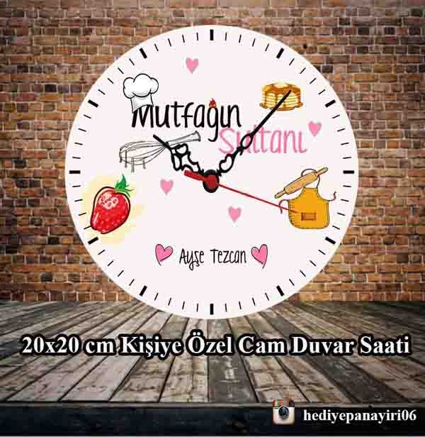 Mutfağın Sultanı Cam Duvar saati 1