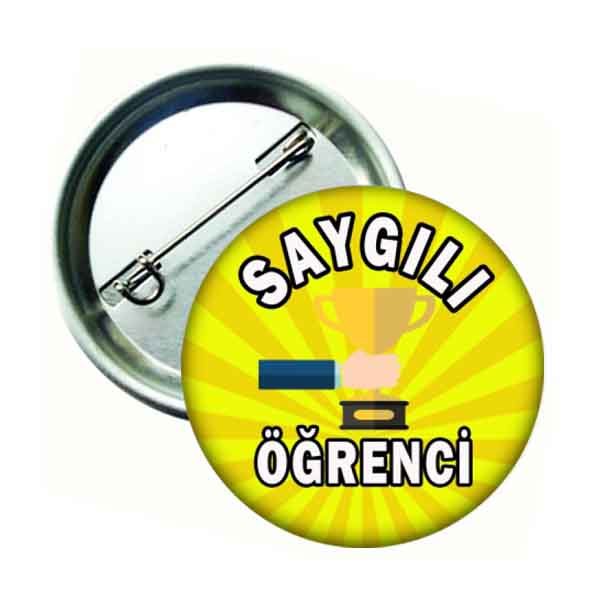 Saygılı Öğrenci Rozeti (10 Adet)