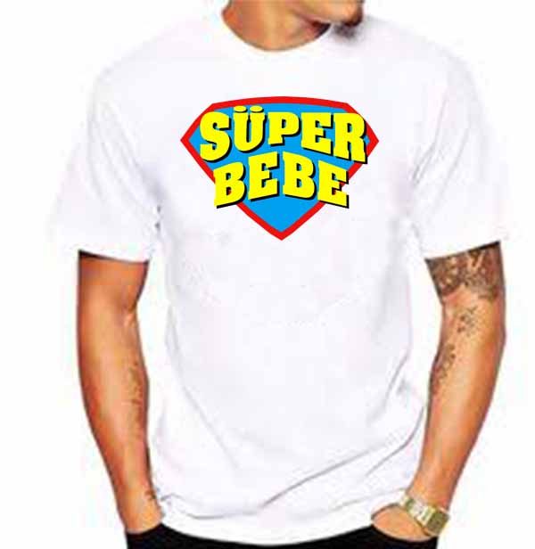 Süper Bebe Baskılı Tişört