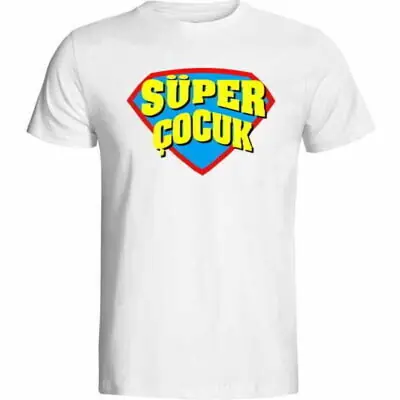 Süper Çocuk Baskılı Tişört