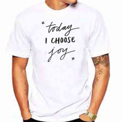 Today I Choose Joy Baskılı Tişört