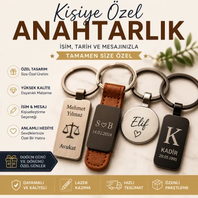 Kişiye Özel Anahtarlık