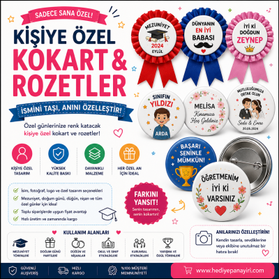 Kişiye Özel Kokart ve Rozetler