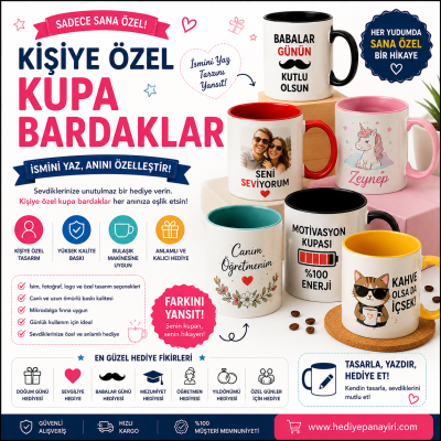Kişiye Özel Kupa Bardak